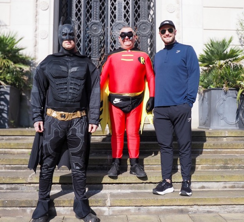 Other image for Charity walkers stride out for chemo ward